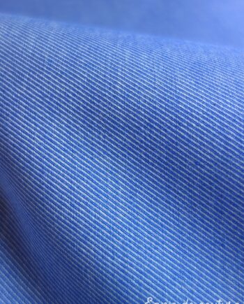 Denim de coton biologique bleu étendard
